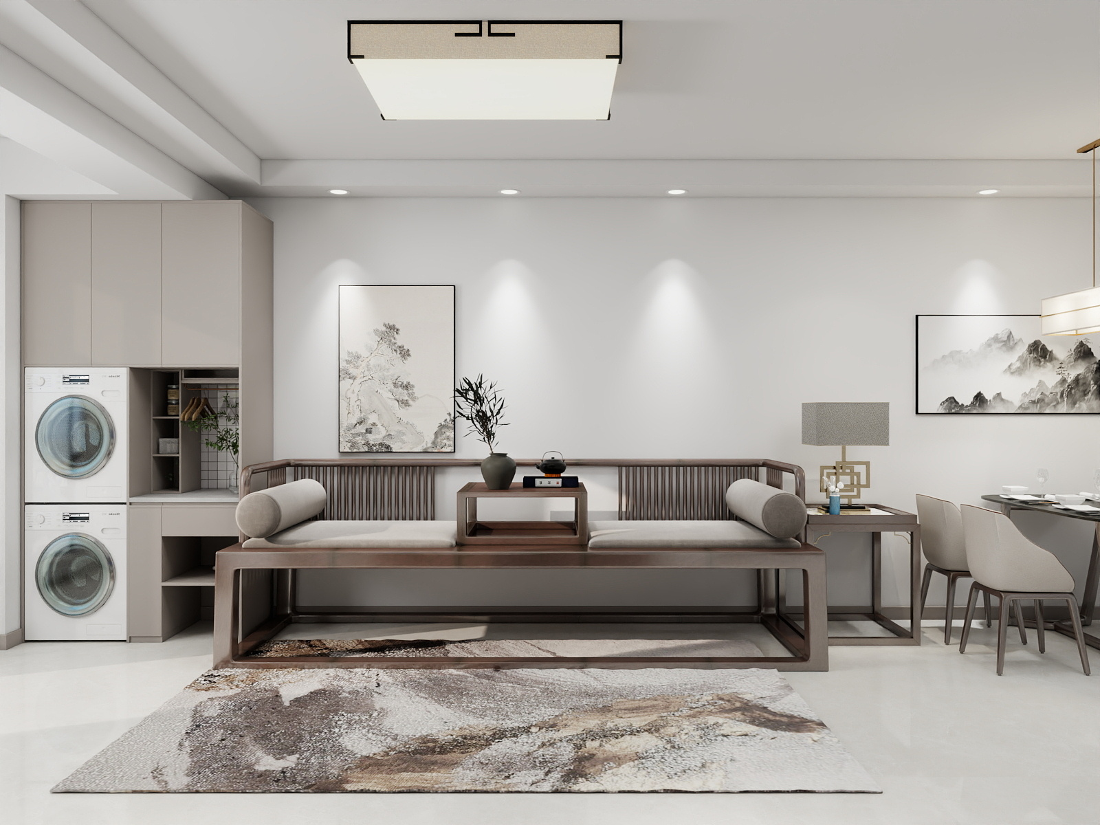 吴爽- 80m²现代简约风格装修效果图