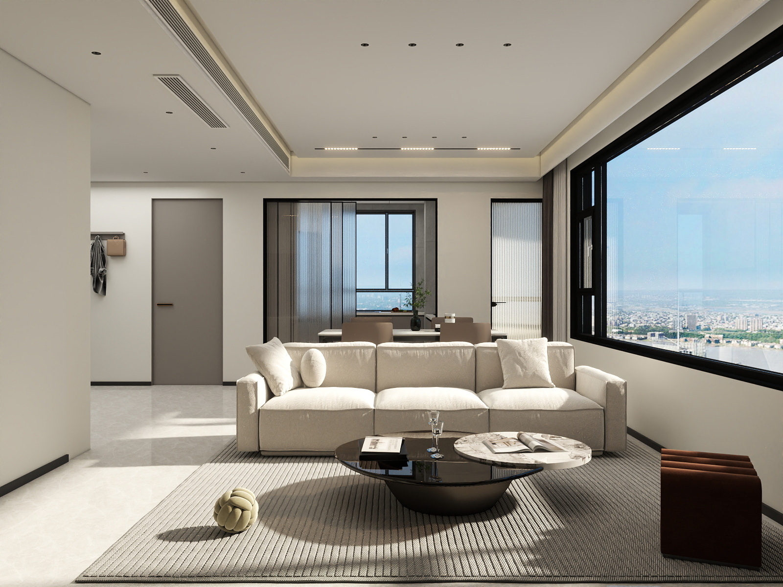 吴爽-97m²现代简约风格设计装修效果图