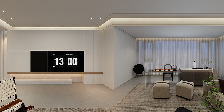 沙漠森林-招商海翼·文景苑07幢01户型 蔡府-装修设计方案