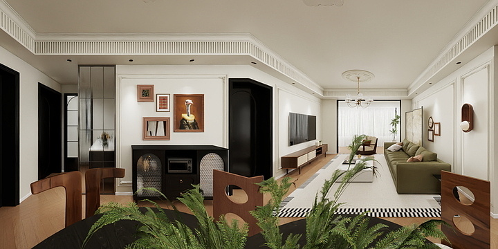 不在年少丶作品-富园时光印-装修设计方案