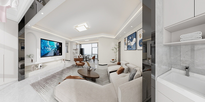 小小小郑-理想城6-1505-装修设计方案