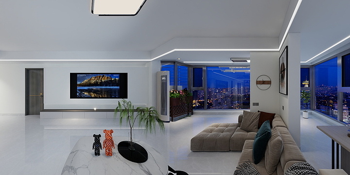 绵阳若信装饰设计-金嶺1号-装修设计方案