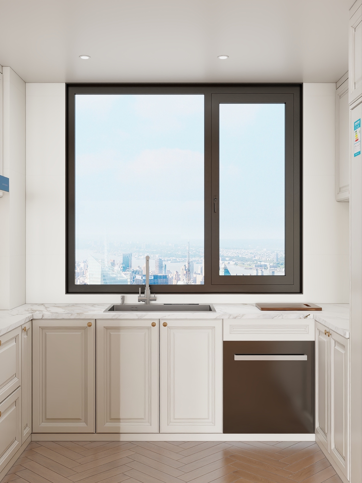 吴爽- 160m²法式复古风格设计装修效果图