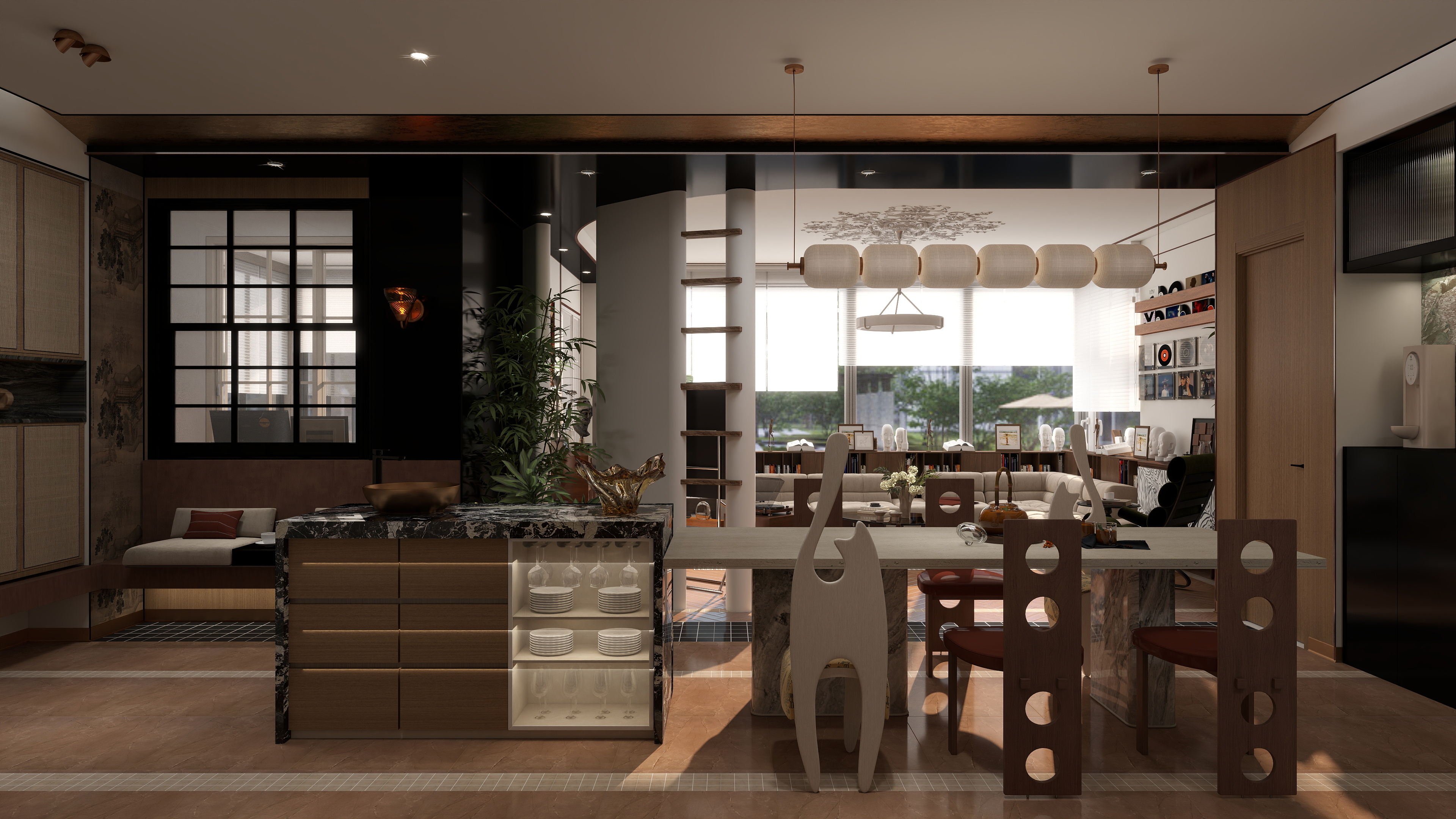 曾如意-【现代轻奢】127平客厅-装修设计方案