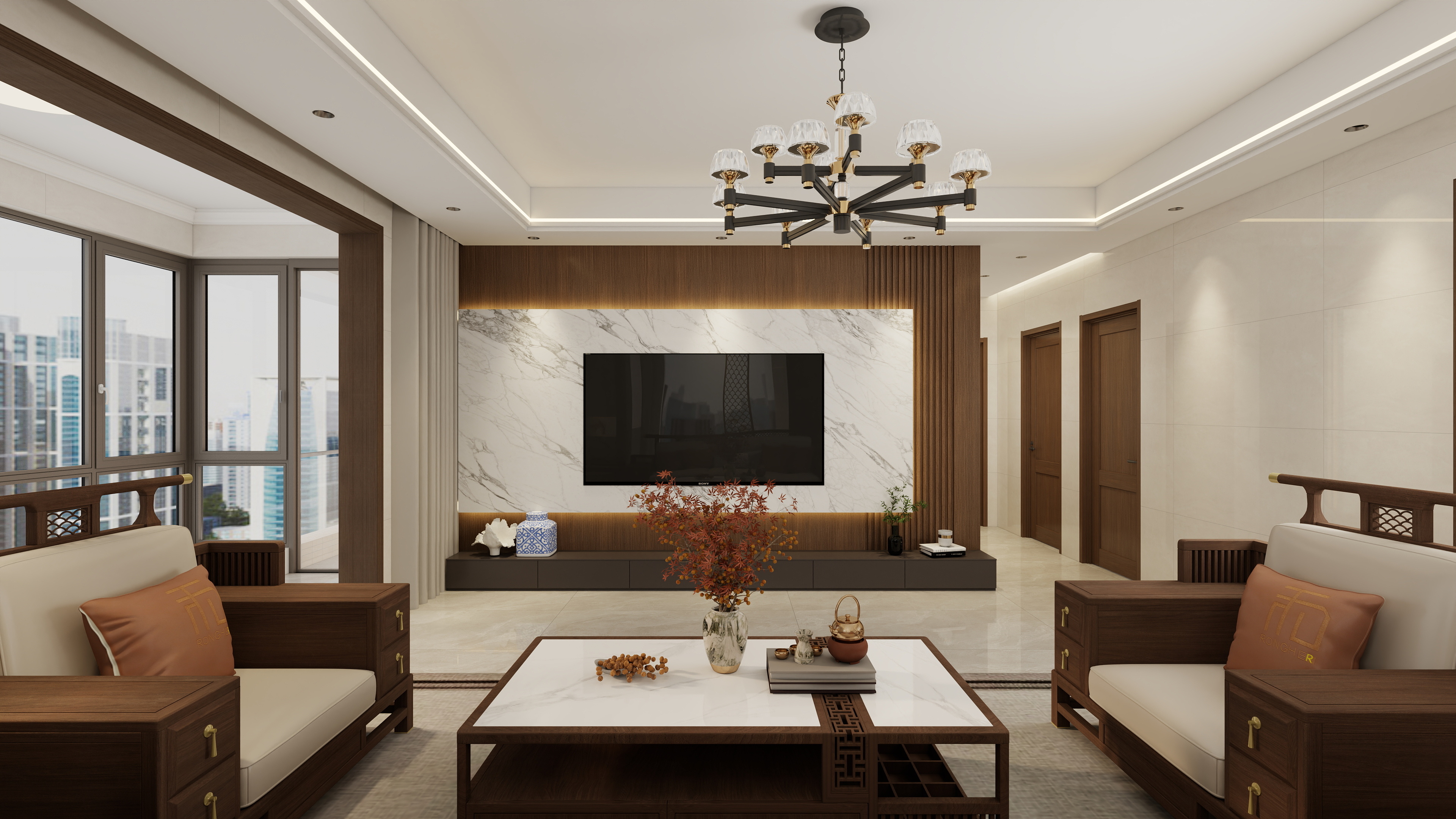 惠州装修找沫竹-惠州-鸿润叠韵-今朝装修效果图