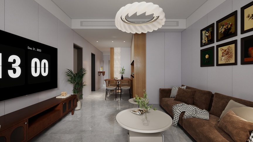 DesigneLG-78㎡2室装修效果图