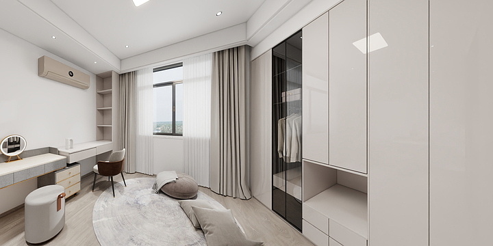 虞珍微作品-天禹装饰——岭南村私房-装修设计方案