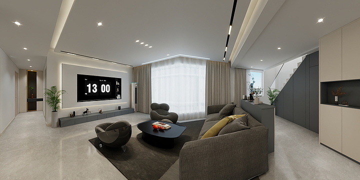 峰少出品的-智鼎中心7-3-1101效果图-装修设计方案