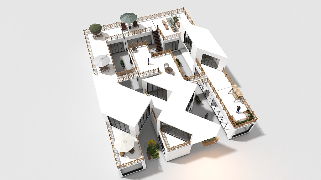 壹傑-集装箱-餐饮集市-装修设计方案