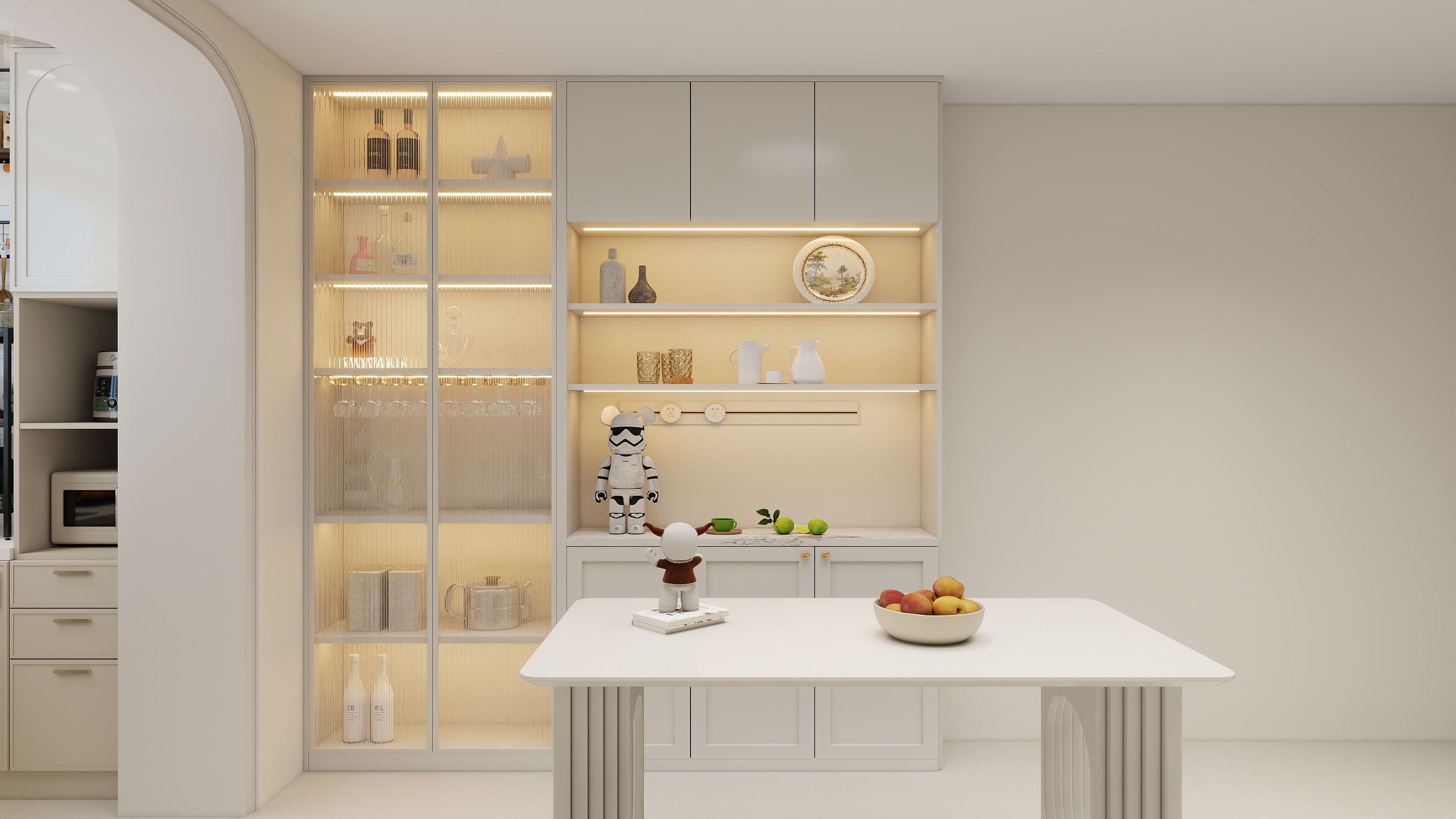 李青越-20方现代风格冷饮店装修效果图