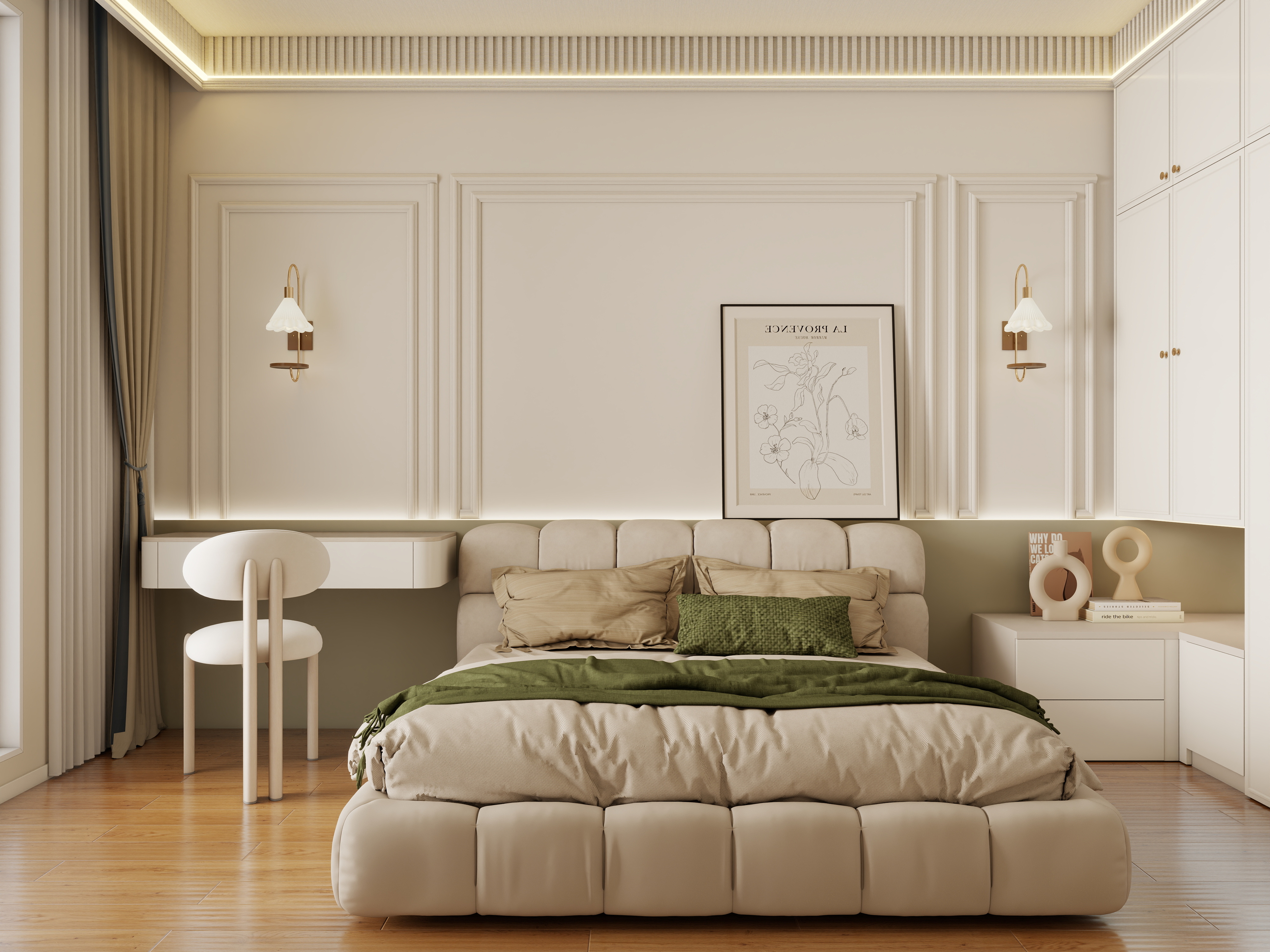 李佳洋-润枫水尚东区-轻法式风格装修效果图