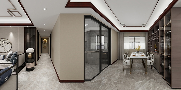 颍上简一装饰-幸福壹号院142-装修设计方案