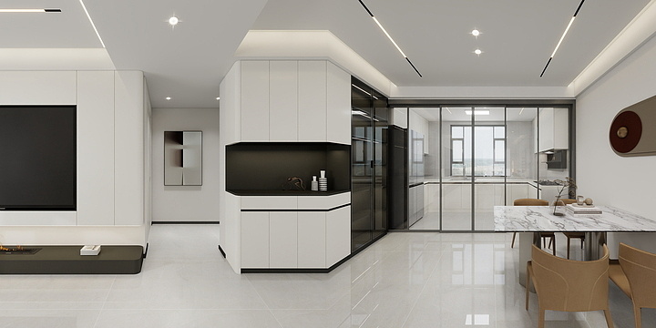 AI家居涉县店-阳光119平3室-装修设计方案