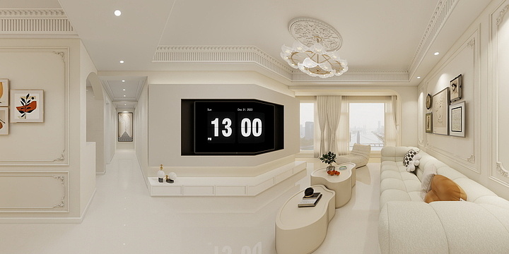 郴州丽莎-盛世华庭 - 法式奶油-装修设计方案