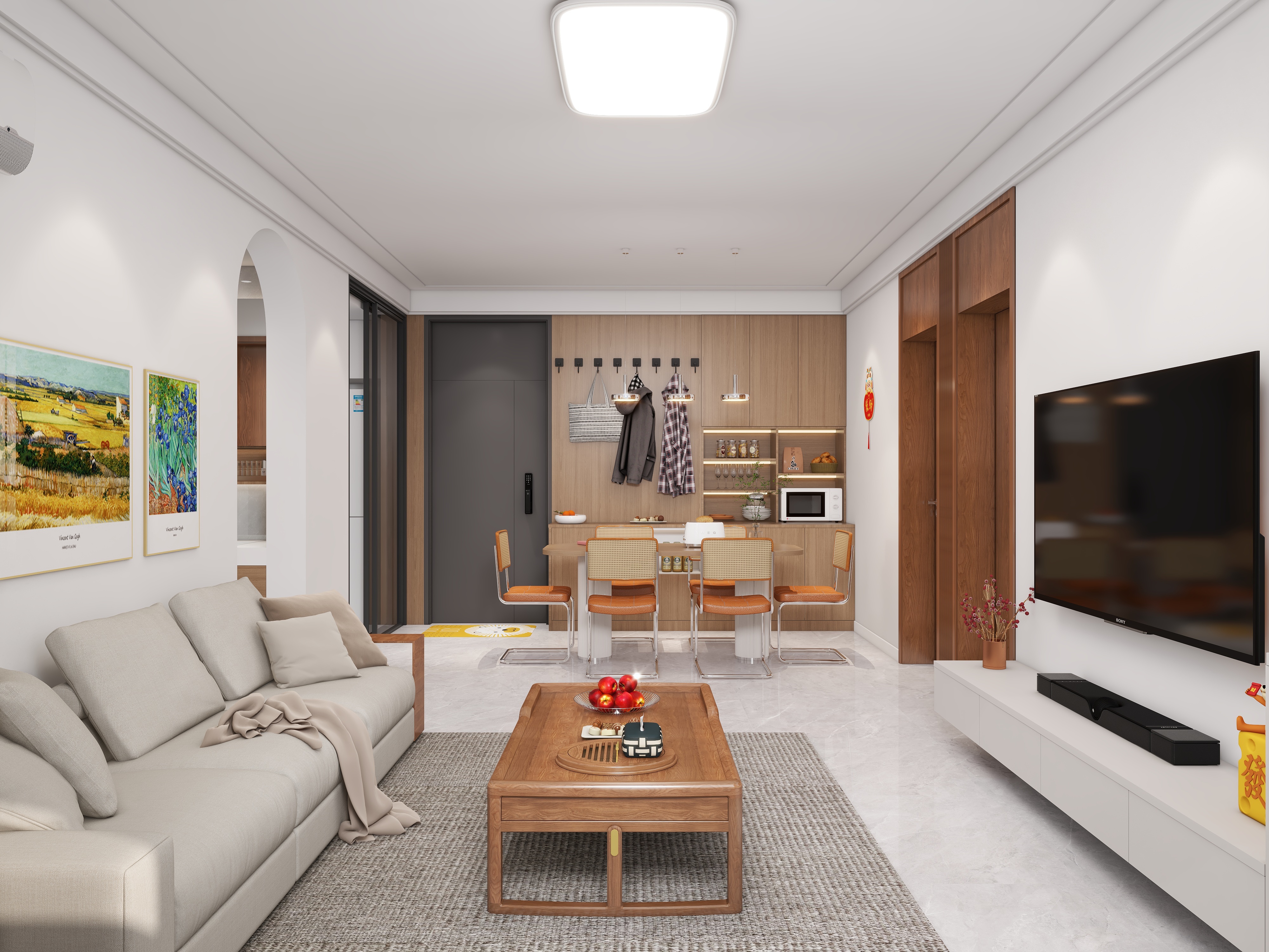 设计师同乐-108㎡3室养老民宿-装修设计方案