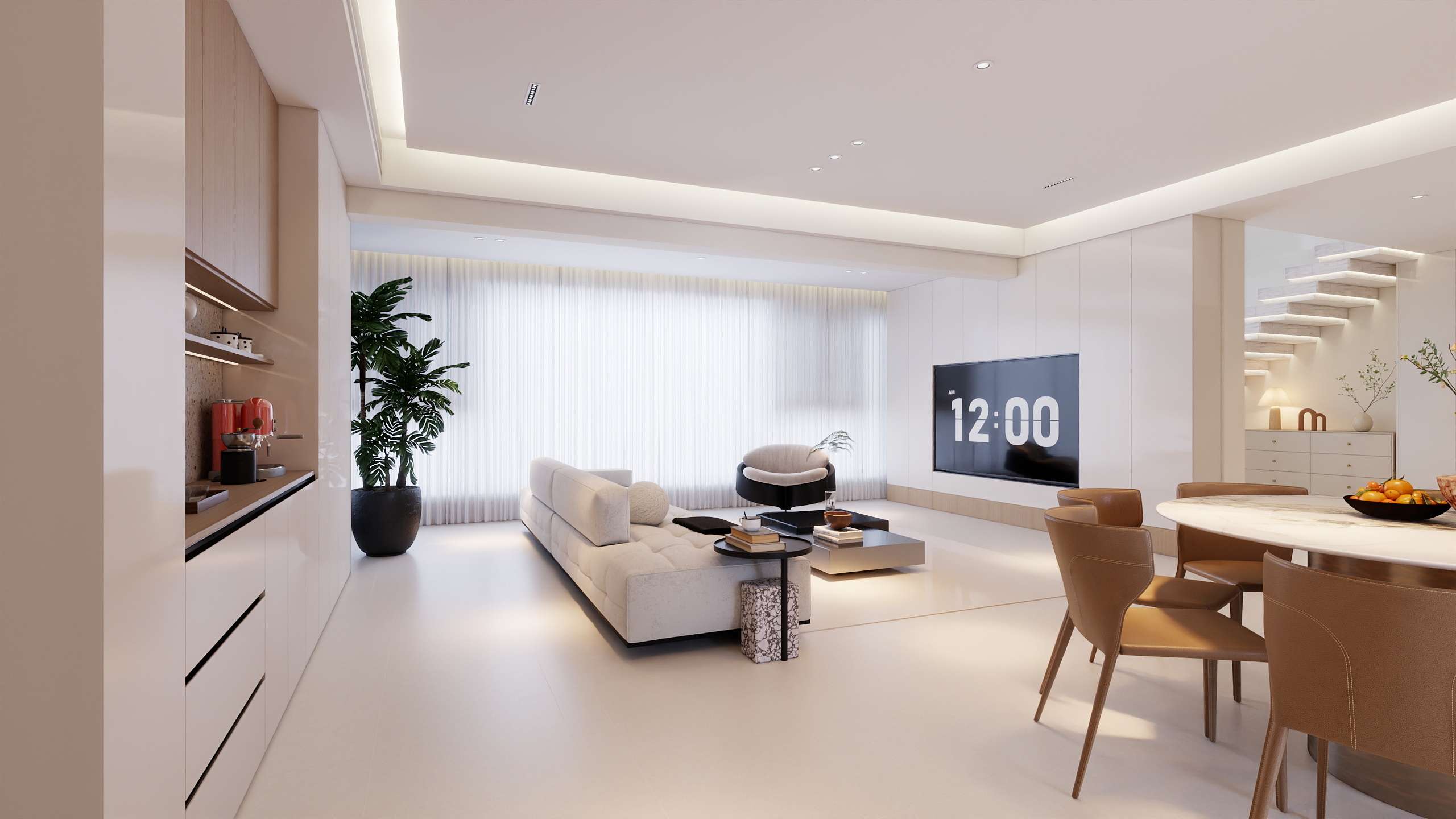 森蓝软装设计-悦府9-1-1102王总现代极简暖色系2-装修设计方案