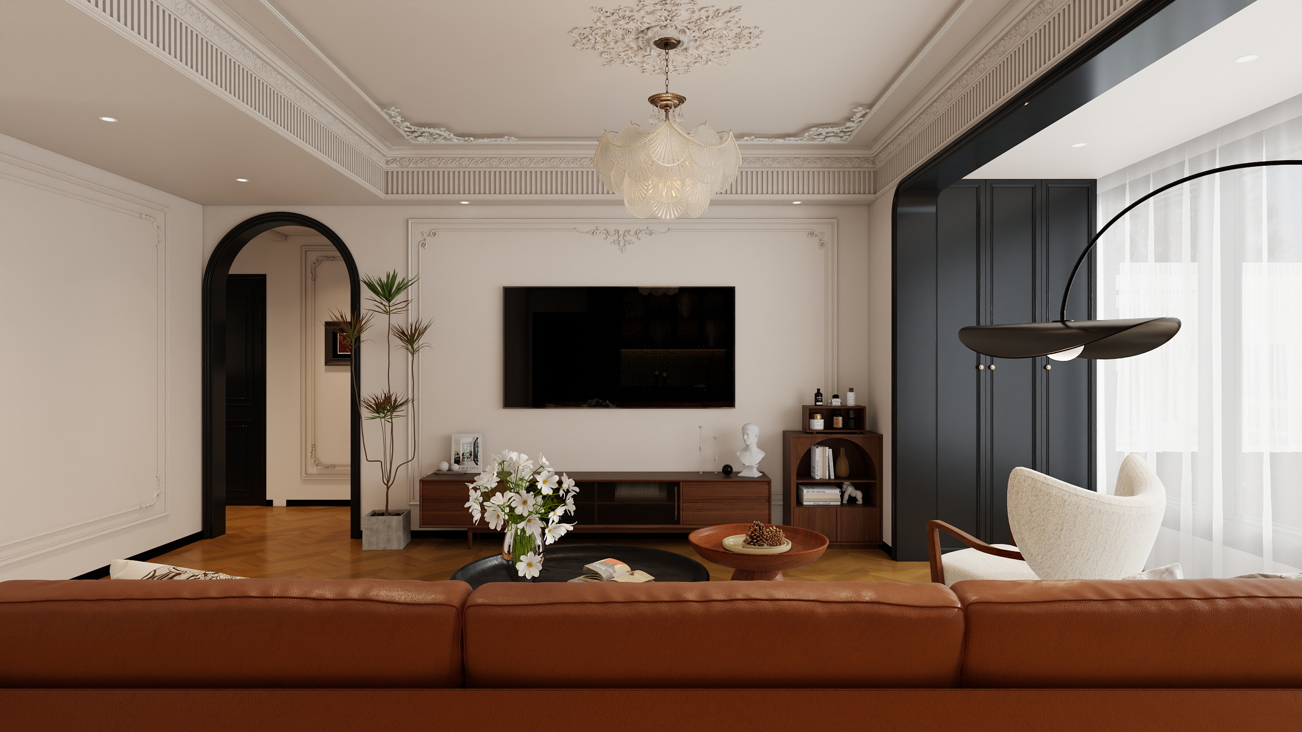 程思龙-3室法式复古-装修设计方案