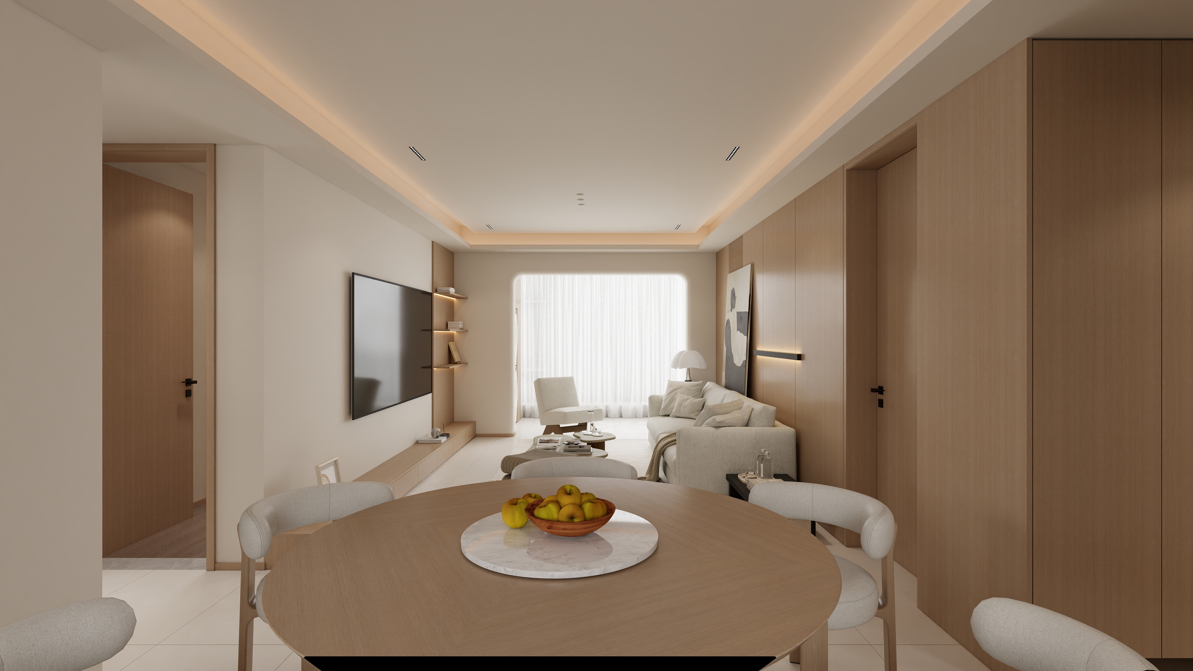 Design丶龙荣-原木风格-装修设计方案