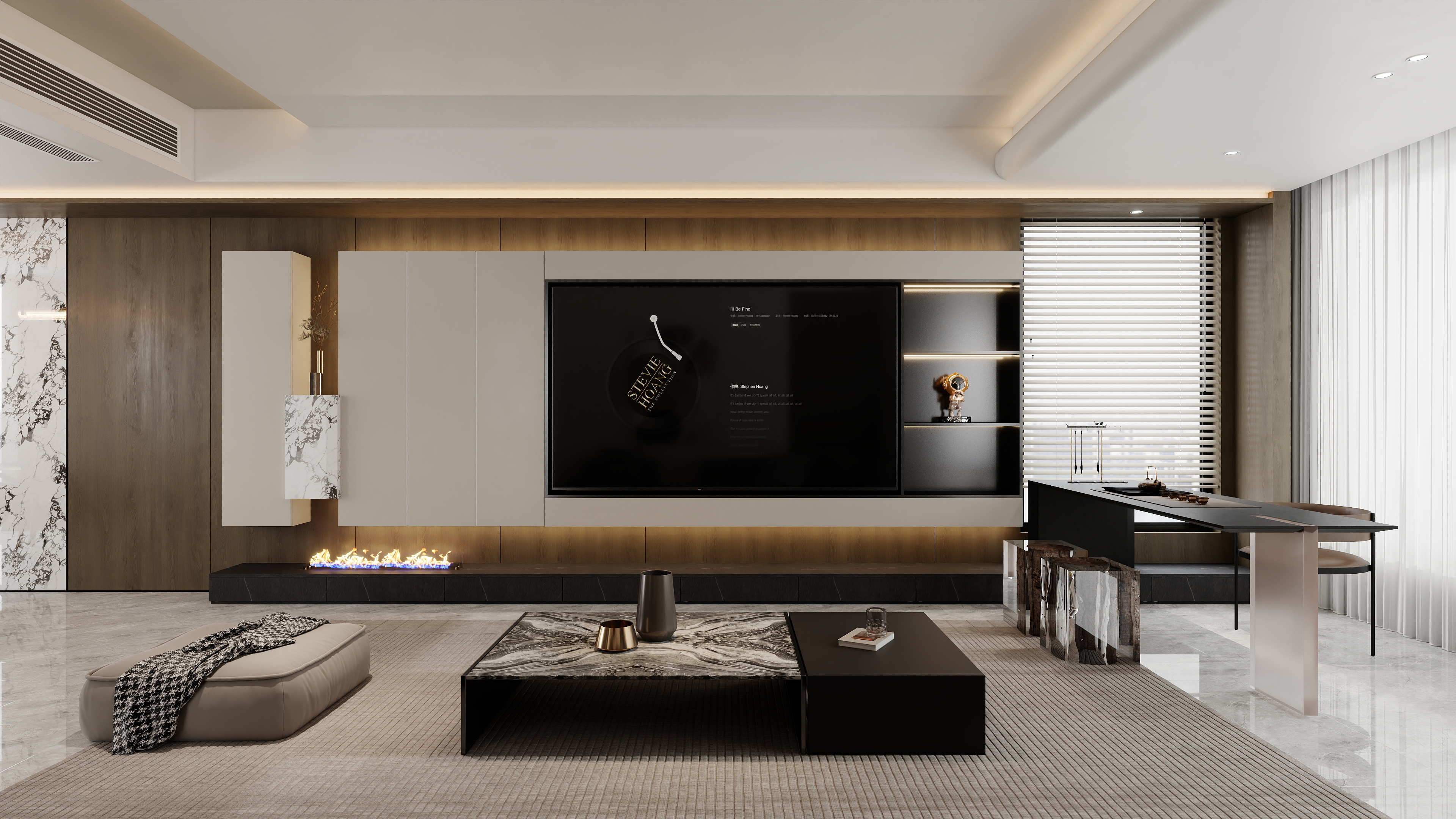 YY.洛洛-现代意式 三室-装修设计方案