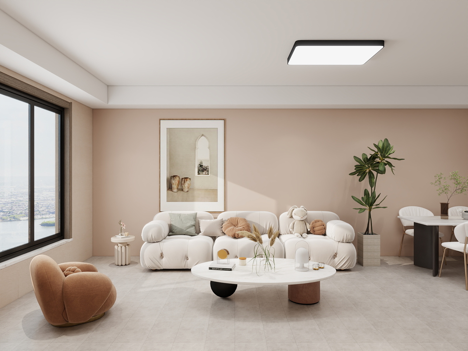 吴爽- 70m²现代简约风设计装修效果图