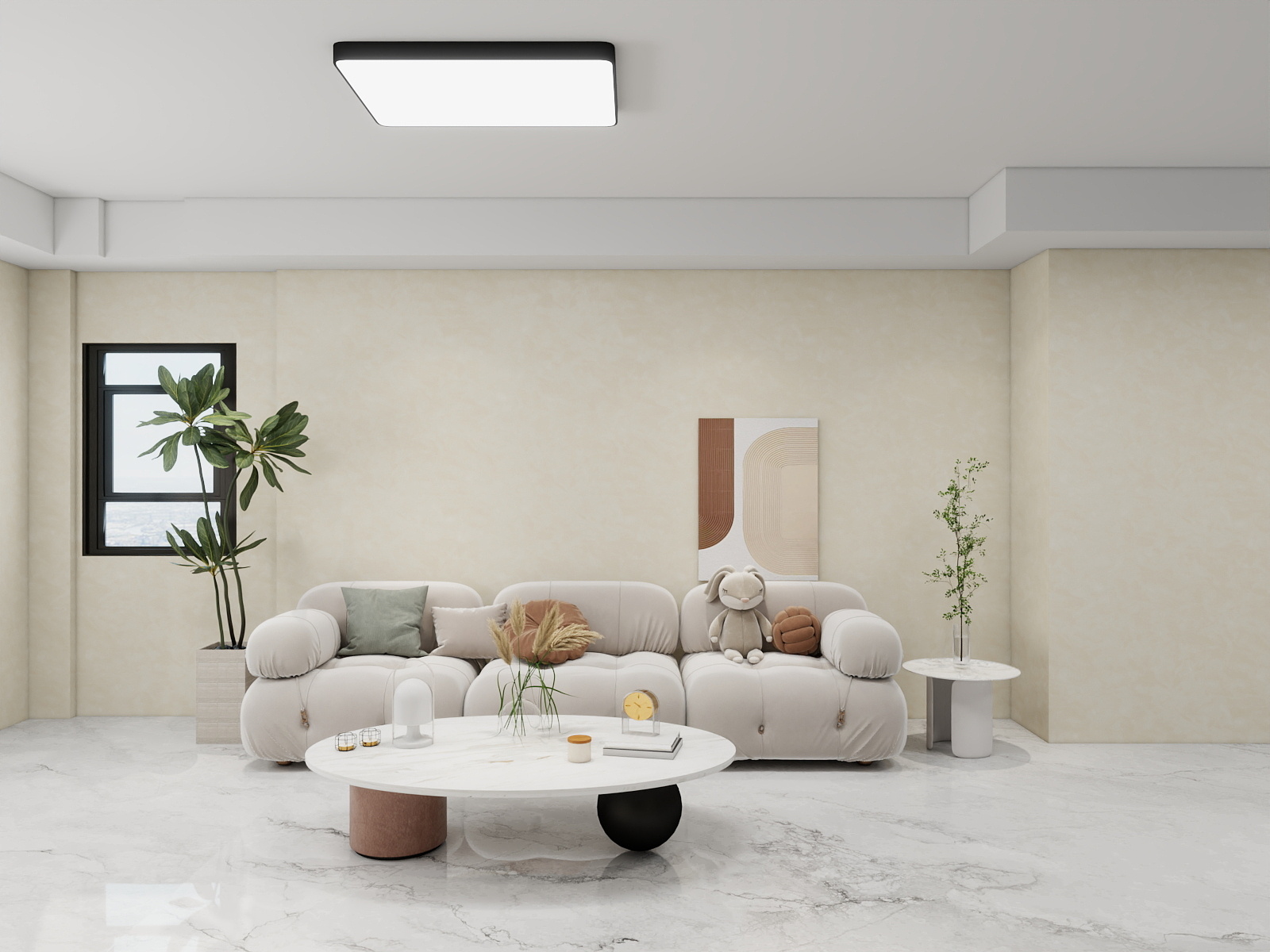 吴爽-72m²现代风格设计装修效果图