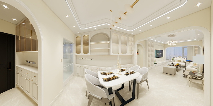 新疆绿派装饰设计有限公司-北湖珑湾1-14-1-装修设计方案