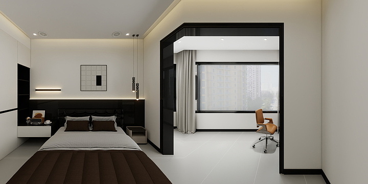 启新装饰公司-江宇名都4-1103-装修设计方案