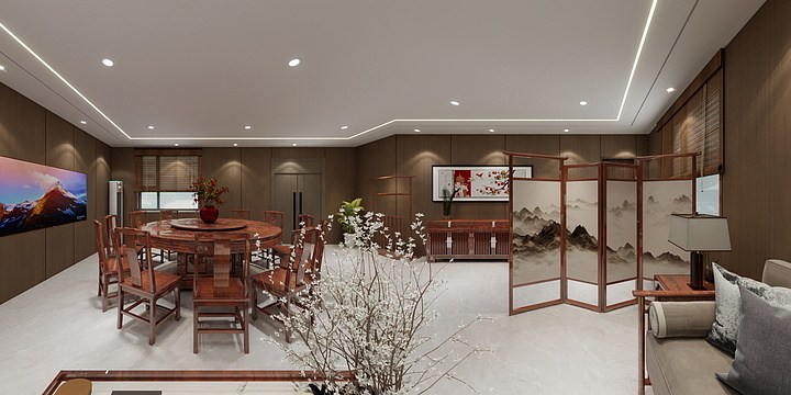 观复空间设计-餐厅-装修设计方案