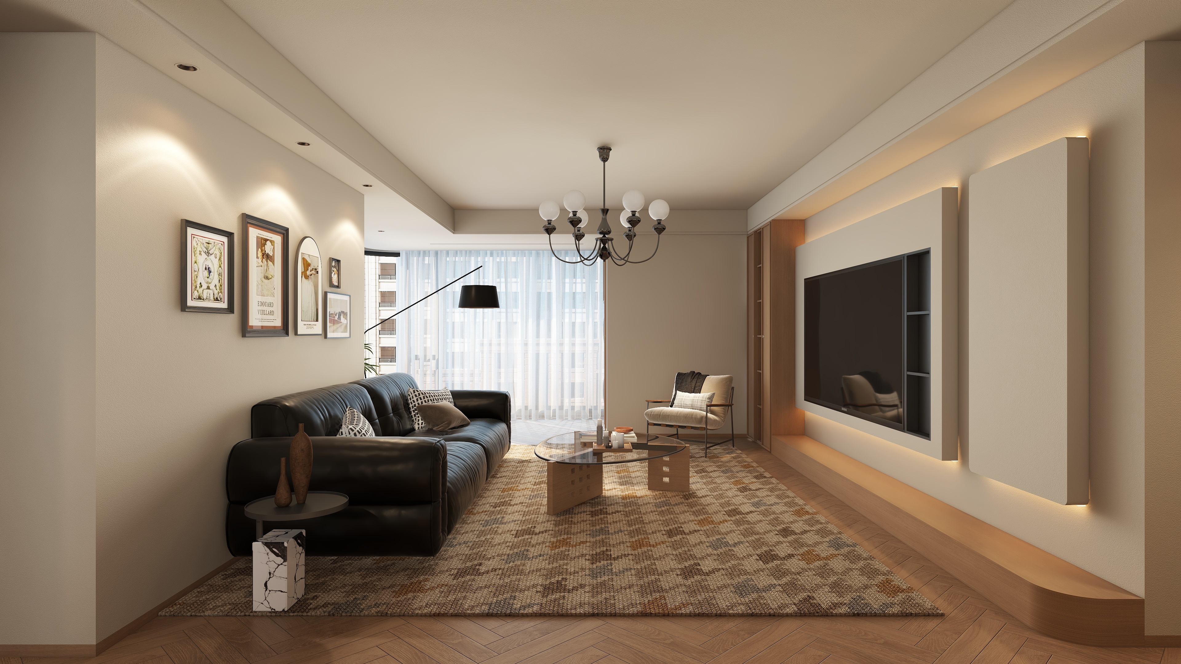 汐墨--XMDesign-116㎡2室-装修设计方案