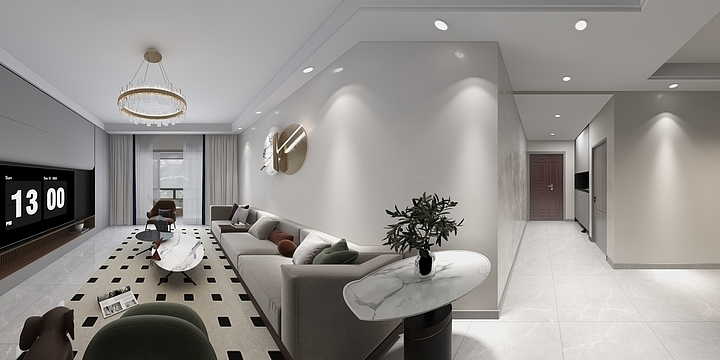 欧阳晨雪-劳动公园里6-2801-装修设计方案