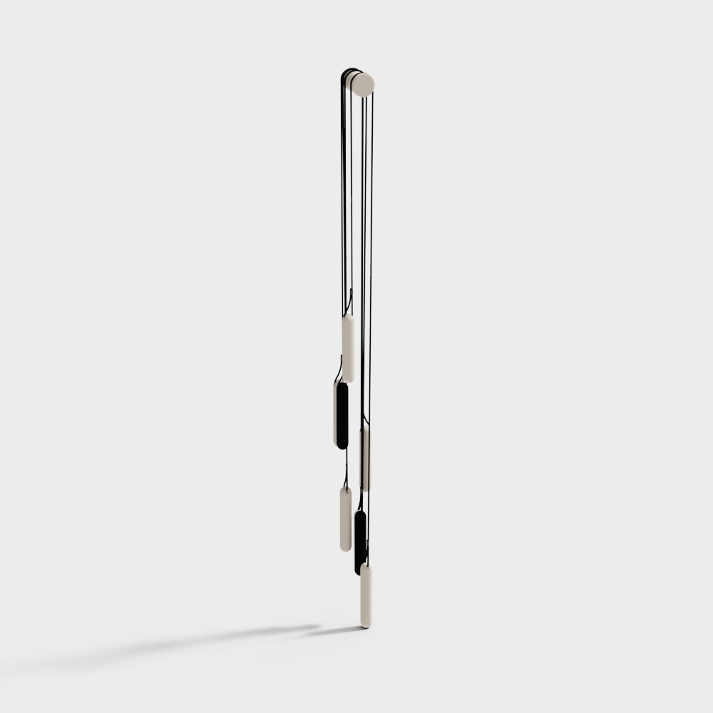 瑜伽绳3D模型