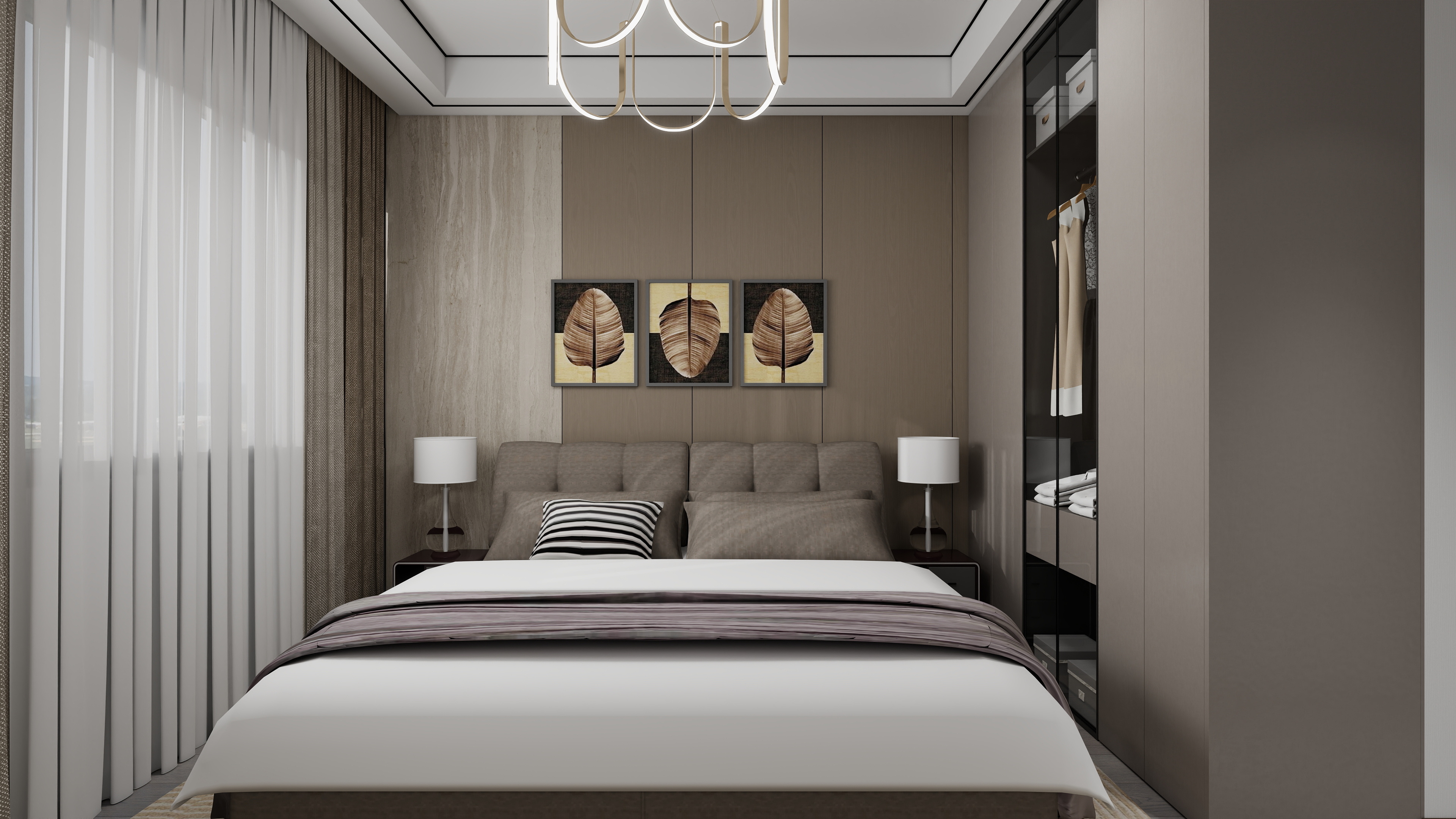 Zerowood-中德英伦城邦96㎡3室-装修设计方案