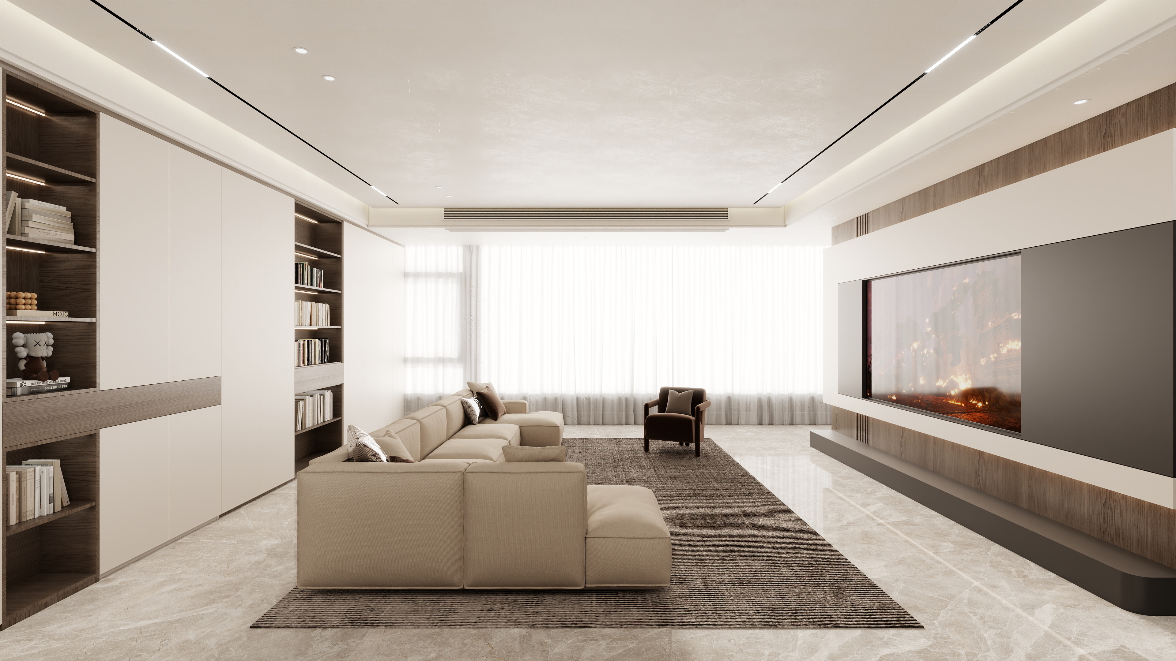 壹诺设计工作室-意式简约 装修效果图