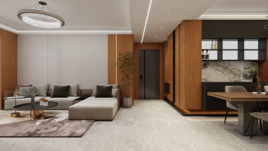XANXUS-海岸春天   120m² 意式装修效果图