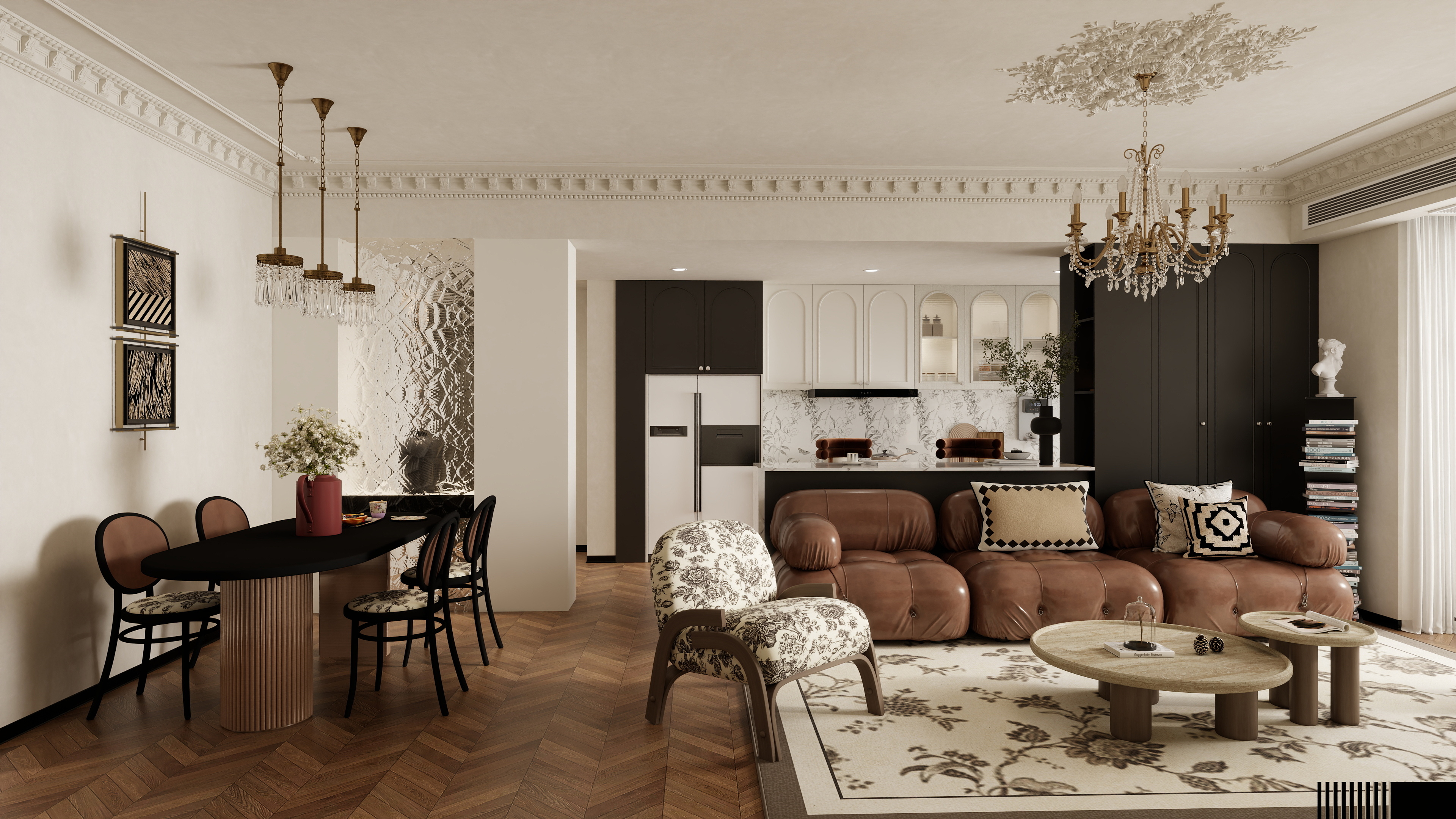 高菁sOVp-法式114㎡3室-装修设计方案