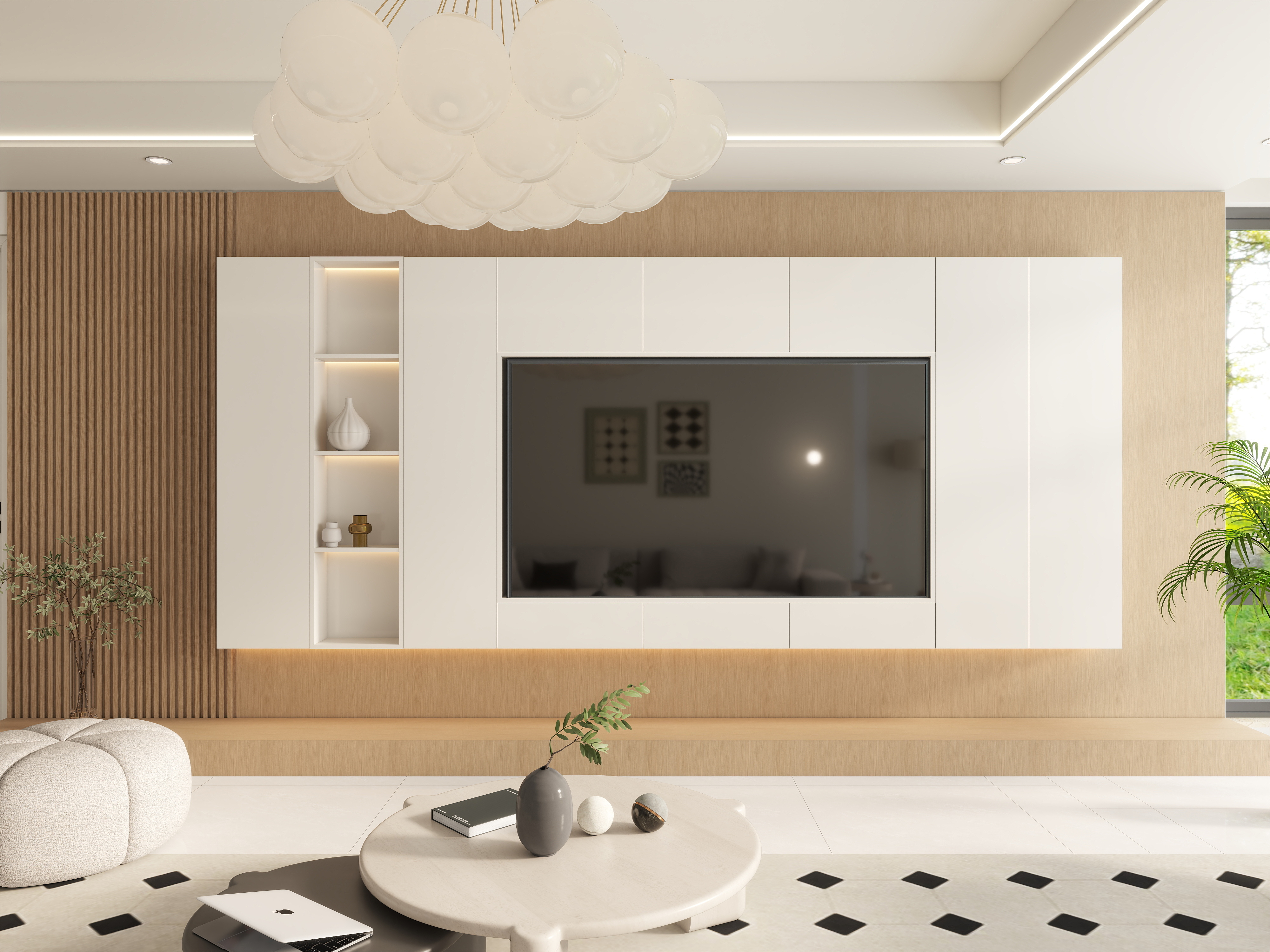 艺雅丽-110平现代简约 装修效果图