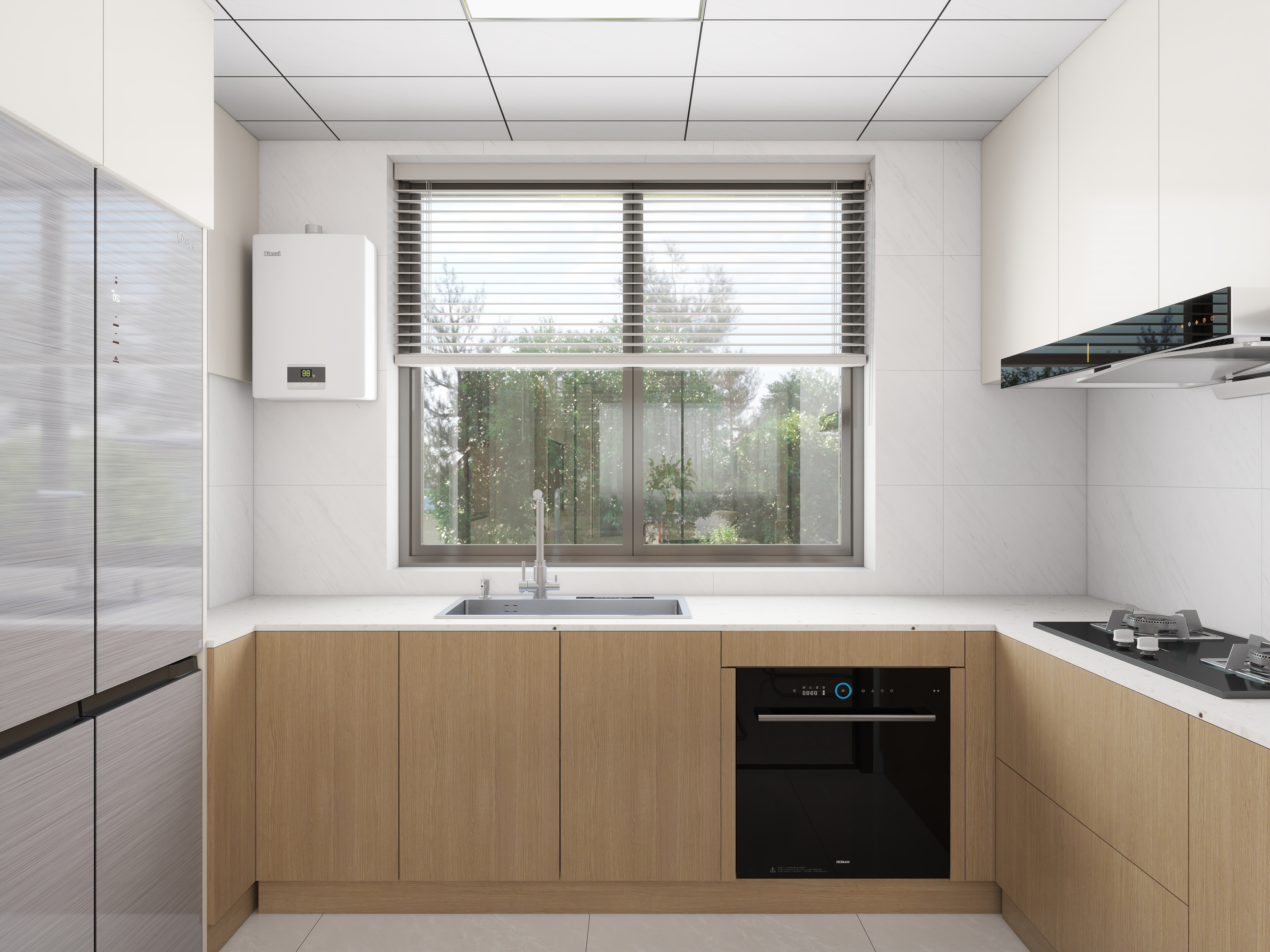 艺雅丽-135平现代简约 装修效果图