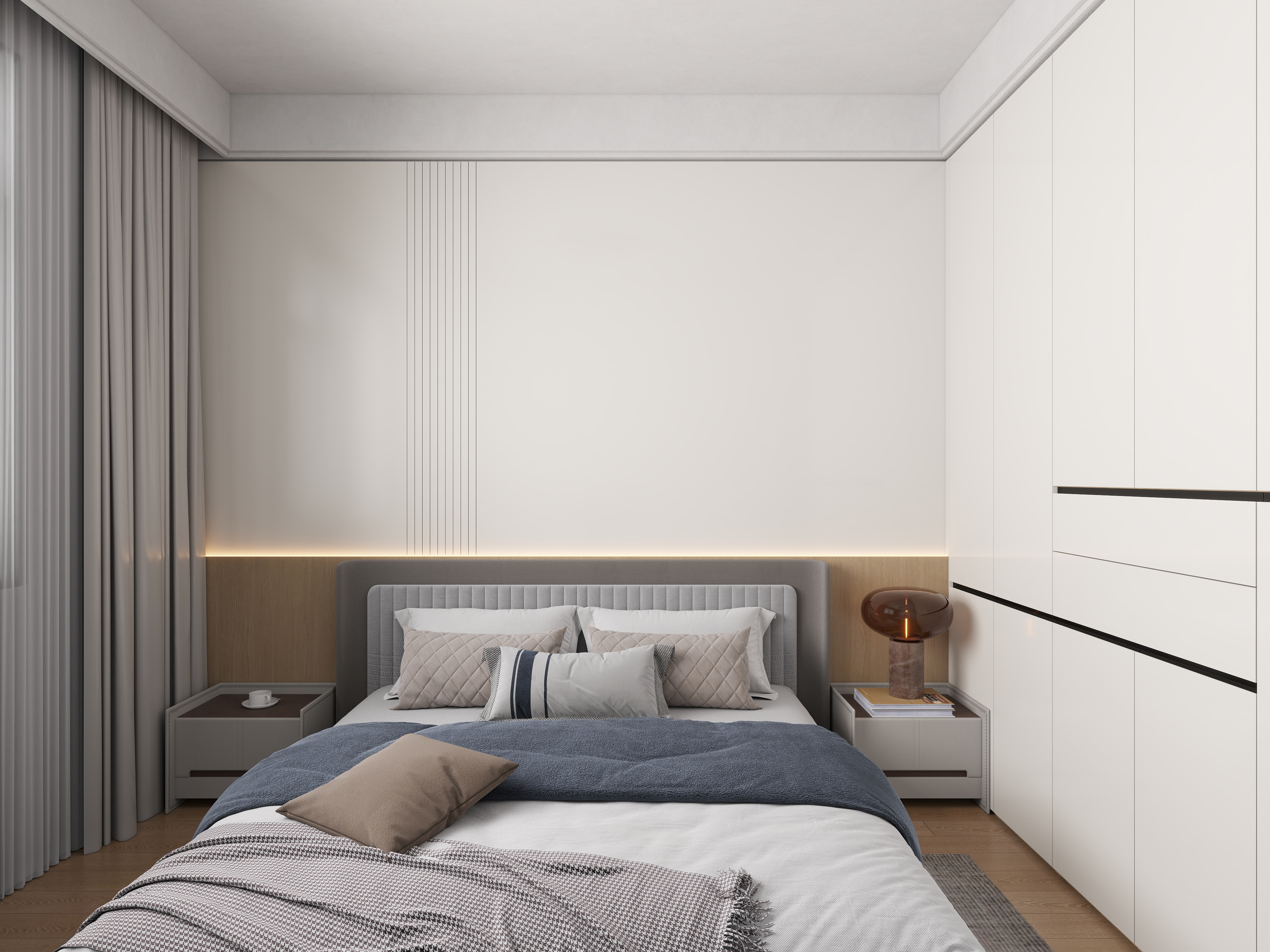 艺雅丽-135平现代简约 装修效果图