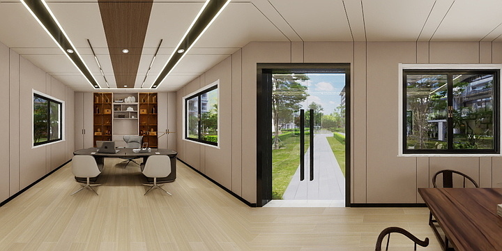 天空爱上了诺言-办公室效果图-地板-装修设计方案