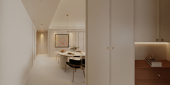 Design丶龙荣-法式奶油-装修设计方案