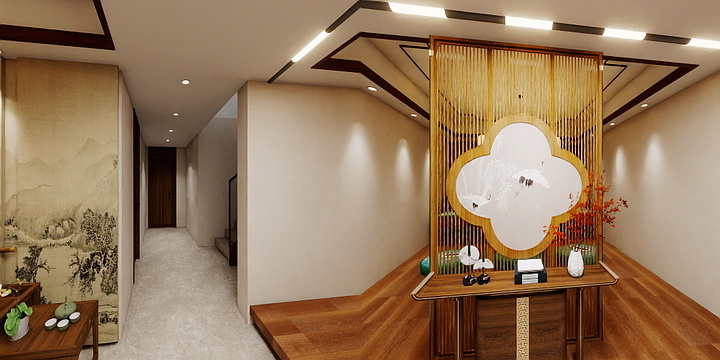 3DRbHc-自建平面-装修设计方案