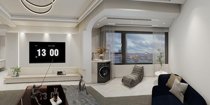 甘肃省利仕装饰装修工程有限公司-一号府邸住宅楼1号楼-装修设计方案