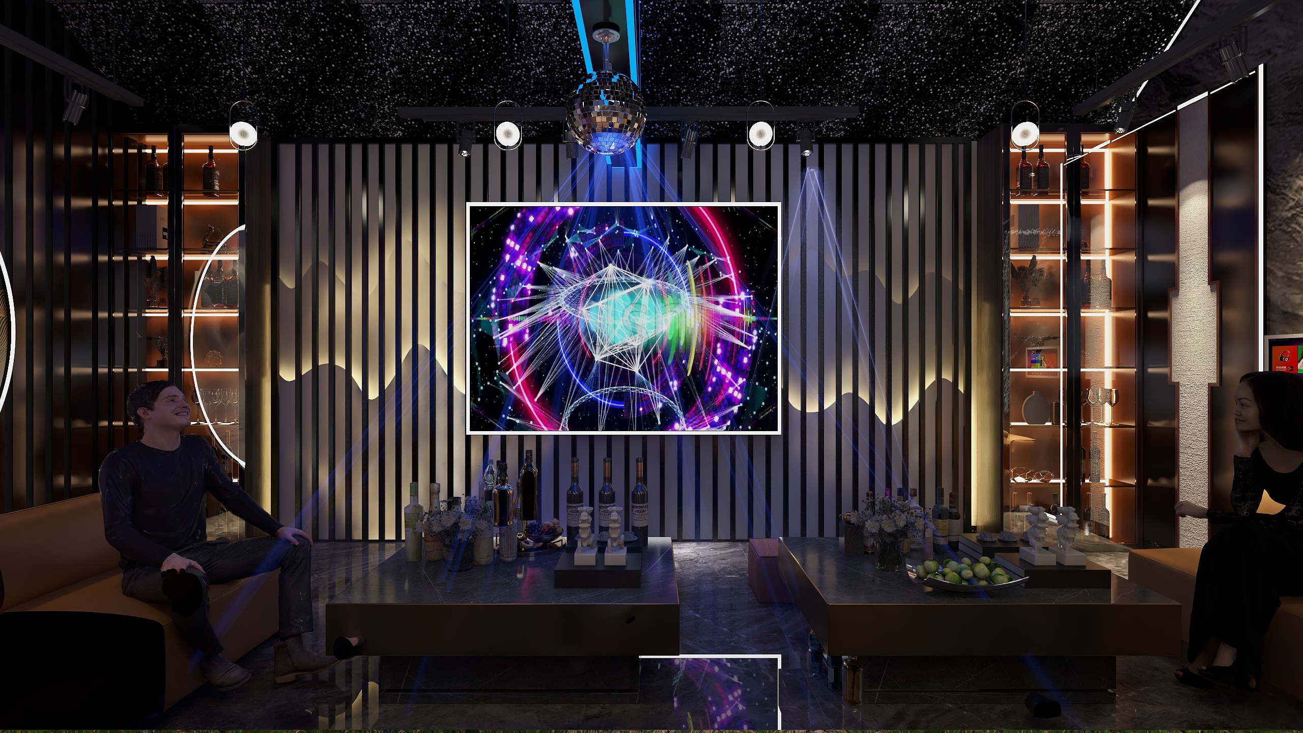 nsm-马山别墅四楼-装修设计方案