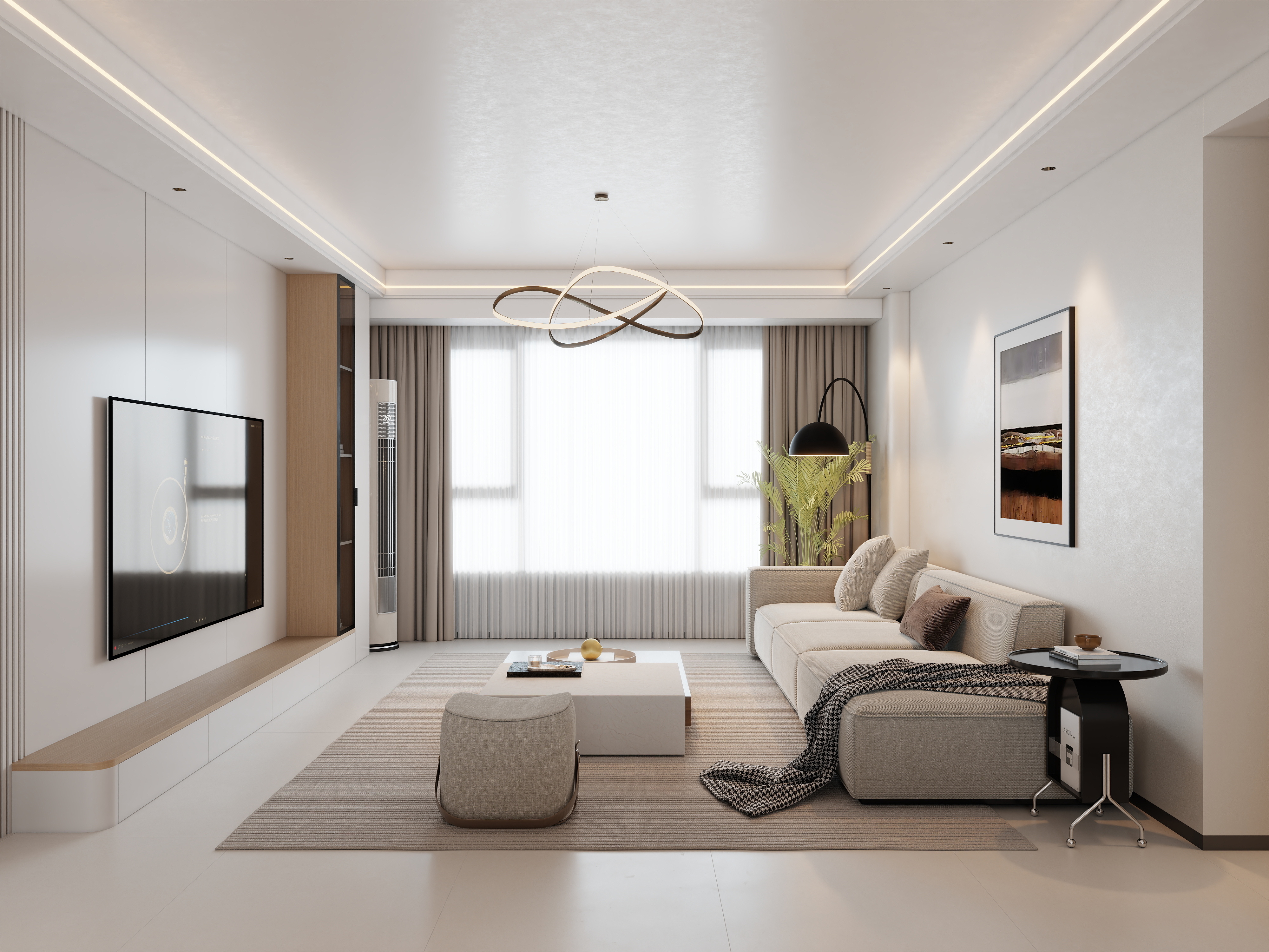 家俊装饰v雨果设计-家俊装饰丨现代浅色案例-装修设计方案