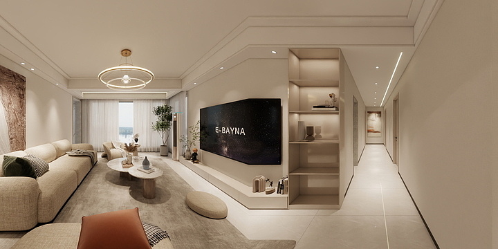 名揚家裝-中心嘉园6栋801 方案二-装修设计方案