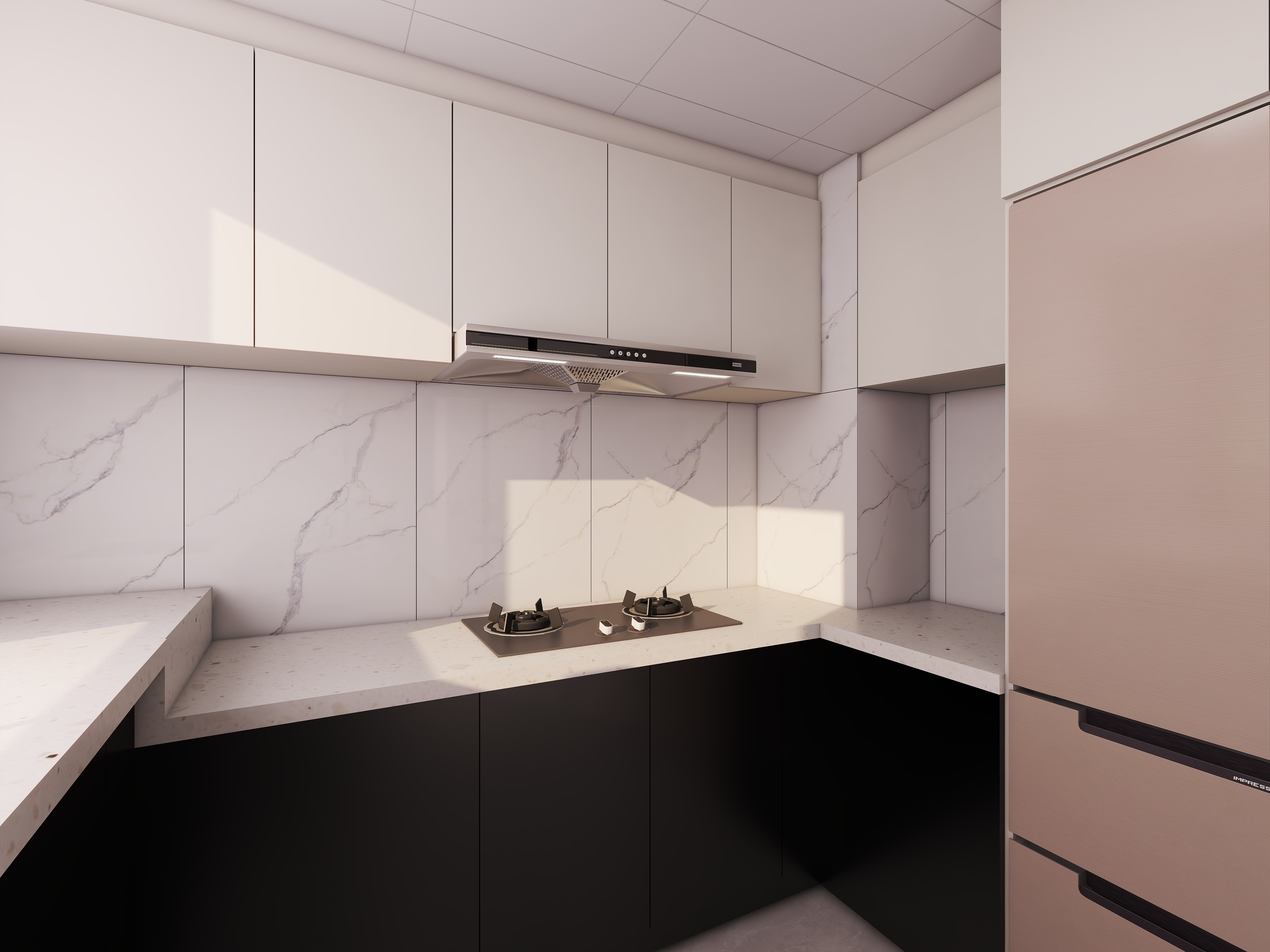 艺雅丽-144平奶油风装修效果图