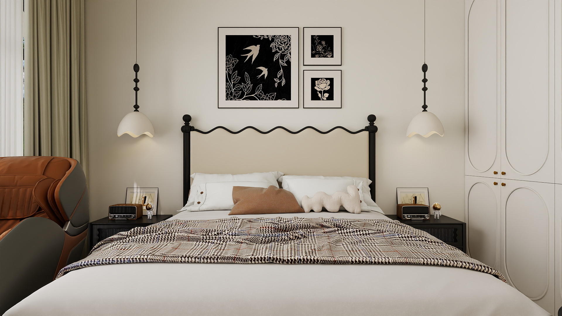 10拾柒-田园144㎡1室装修效果图