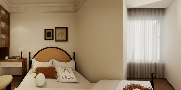 JMKJ设计达人-新晨御苑100-中古风-装修设计方案