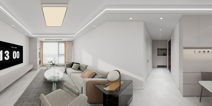 A小黑马-天一珑樾一品701-装修设计方案