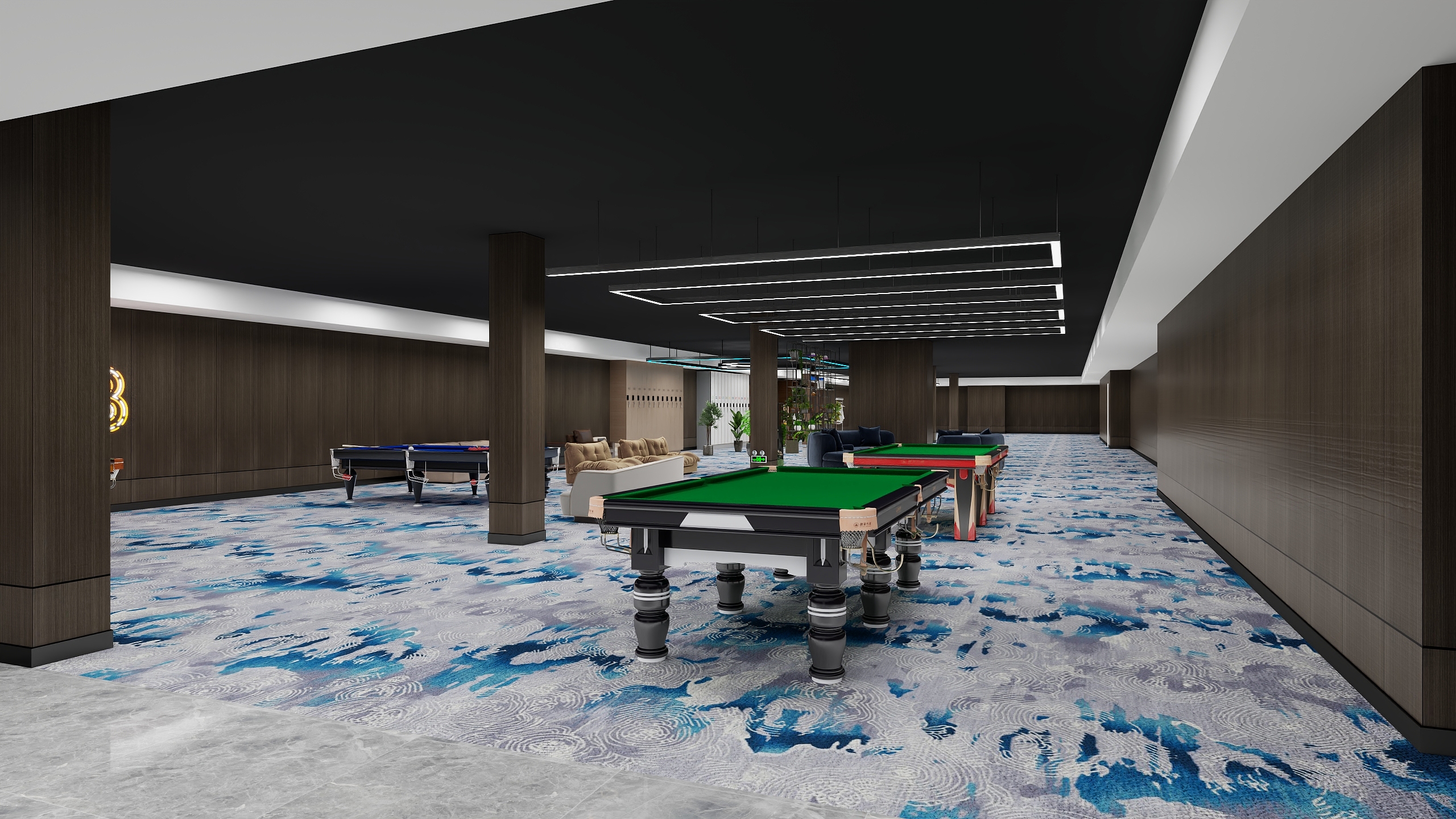 DN-加禾空间-台球馆 - 副本-装修设计方案
